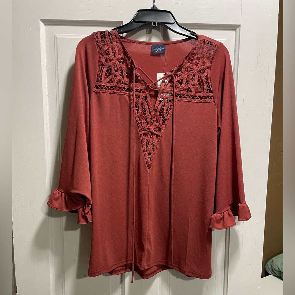 Women’s Buckle Blouse with Tags!!